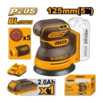 Cordless random orbit sander