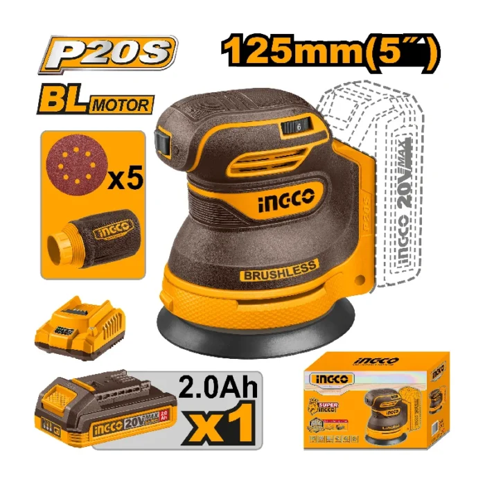 Cordless random orbit sander - Image 1