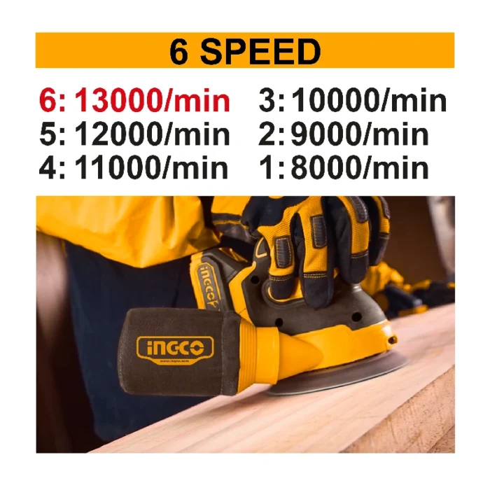 Cordless random orbit sander - Image 2