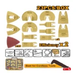 Multi tool blade set