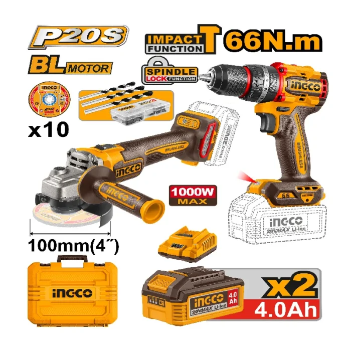Cordless 2 pcs combo kit - Image 1