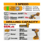 Cordless 2 pcs combo kit - Image 2