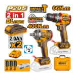 Cordless 2 pcs combo kit