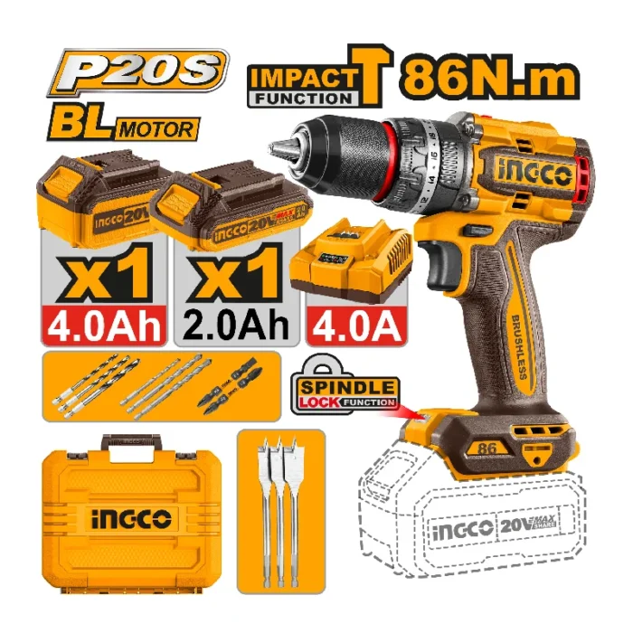 Brushless cordless impact drill - Image 1