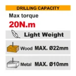 Cordless impact drill - Image 2