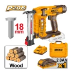 Cordless brick nailer
