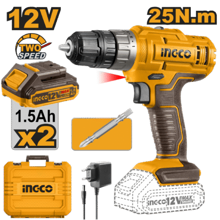 Cordless Drill – 12V | 25N.m