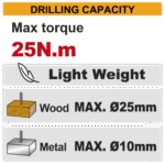 Cordless Drill – 12V | 25N.m - Image 2