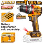 Compact Brushless Cordless Impact Drill (Battery And Charger Sold Separately)