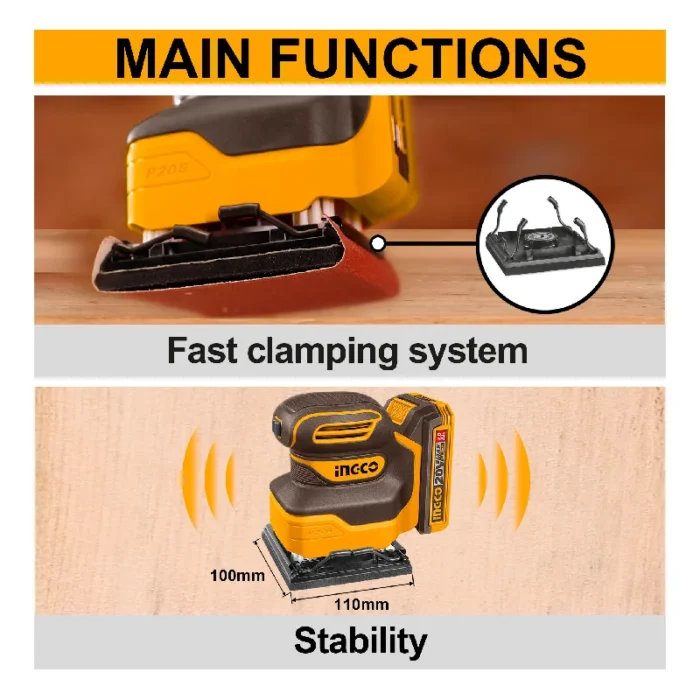 Cordless sheet sander - Image 2