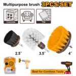 3 Pcs Multipurpose Brush Set