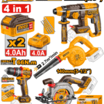 Cordless 4 PCS Combo Kit
