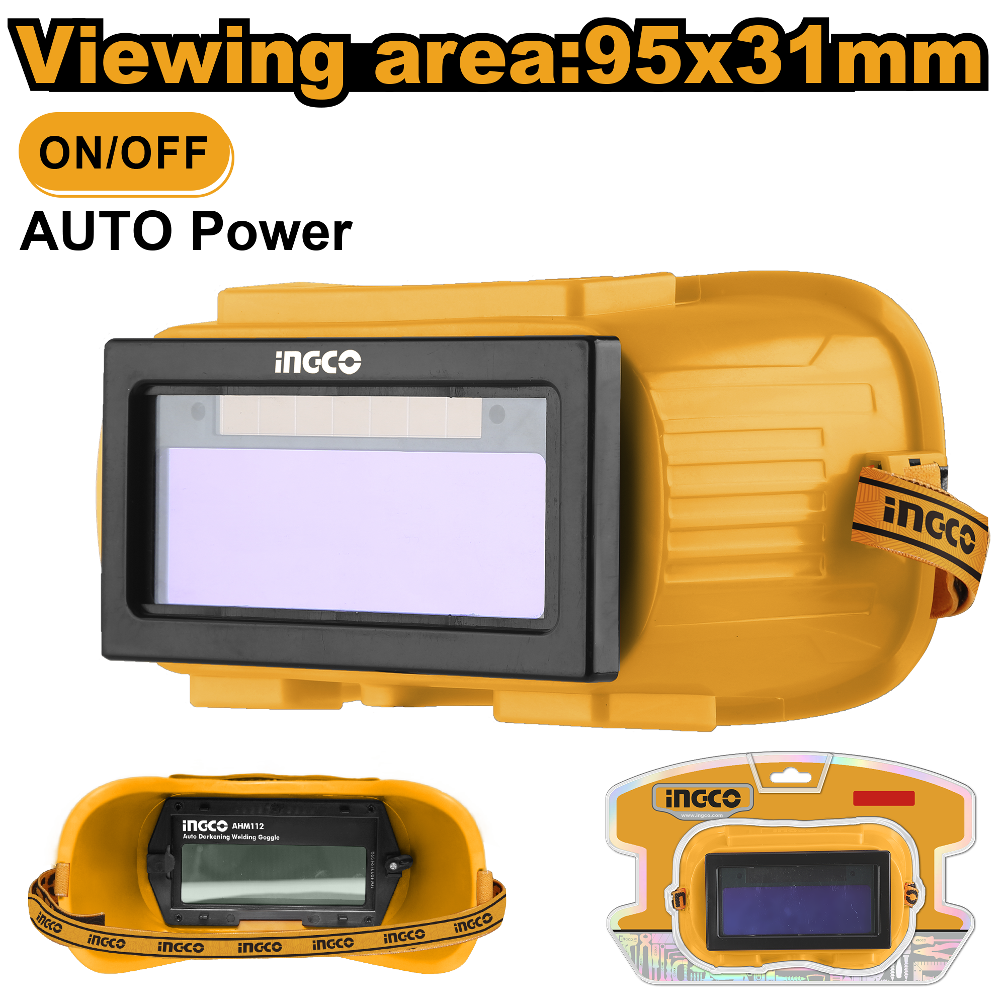 AHM112 Auto-Darkening wWelding Goggle - Image 1