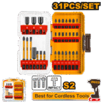 31 Pcs Impact Screwdriver Bits Set
