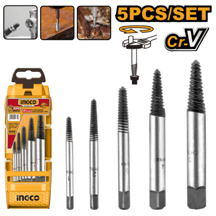 5 Pcs Screw Extractor Set
