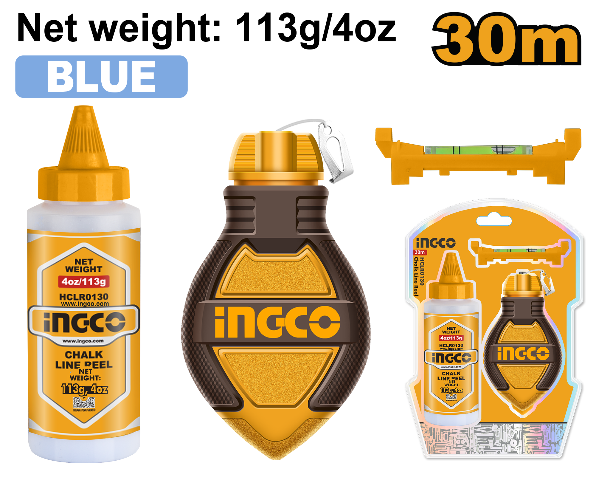 HCLR0130 Chalk Line Reel - Image 1