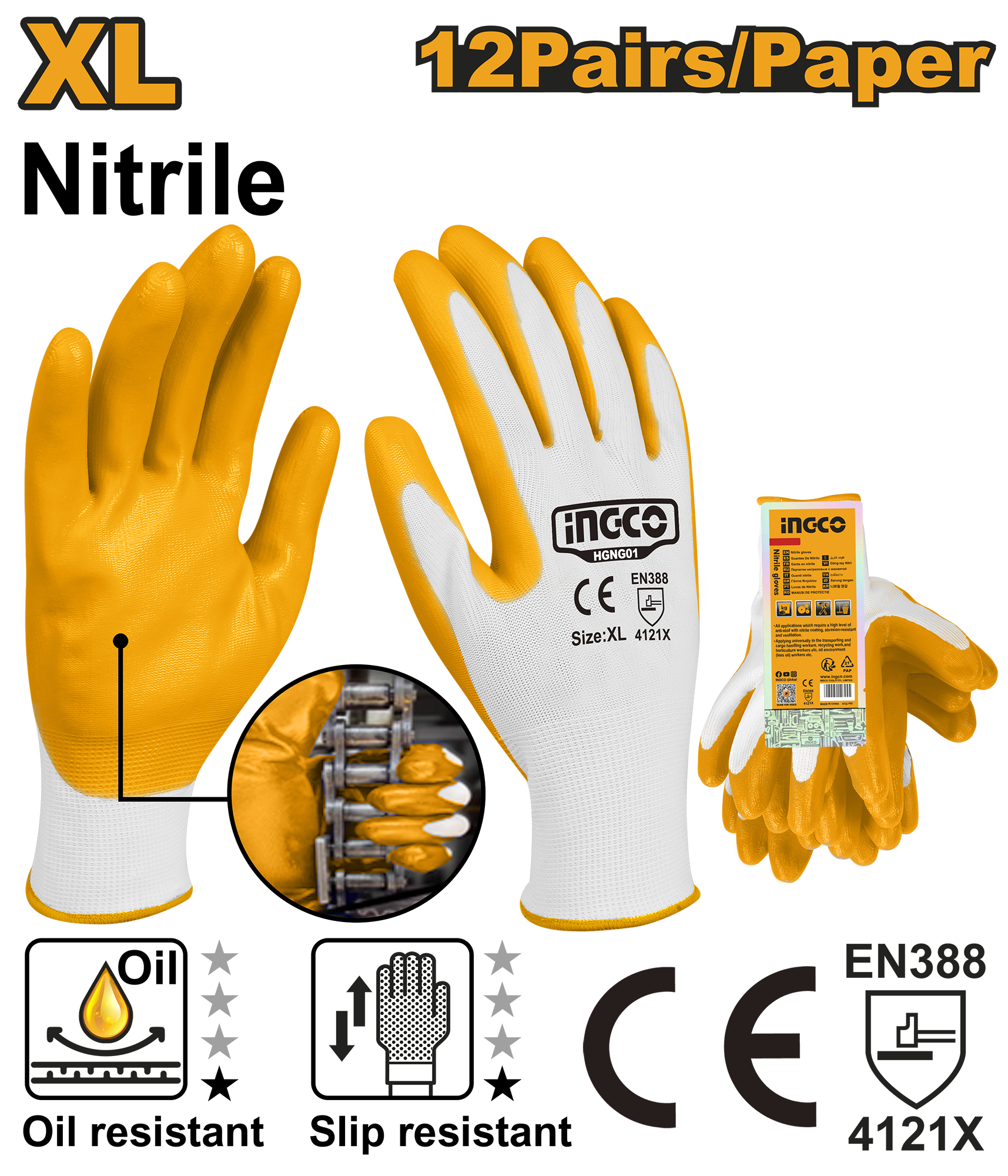 HGNG01 Nitrile Gloves - Image 1