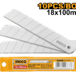 10 Pcs 18mm Knife Blades Set