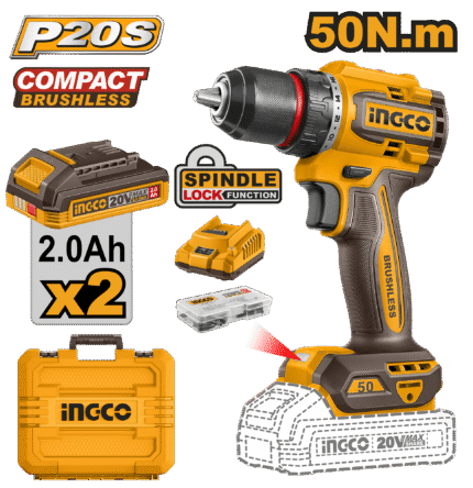 Compact Brushless Cordless Drill
