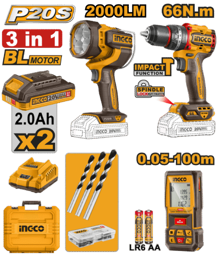 Cordless 3 Pcs Combo Kit