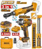 Cordless 3 Pcs Combo Kit