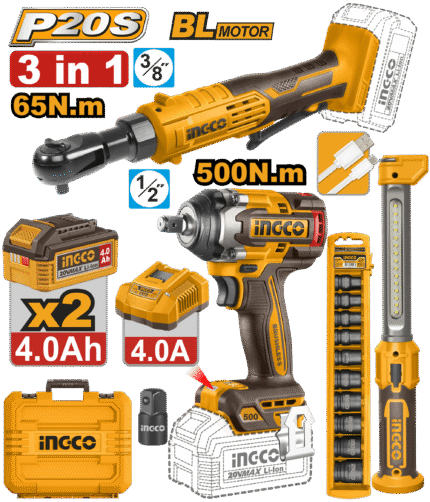 Cordless 3 Pcs Combo Kit