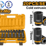 20 Pcs 1/2"Dr. Impact Socket Set