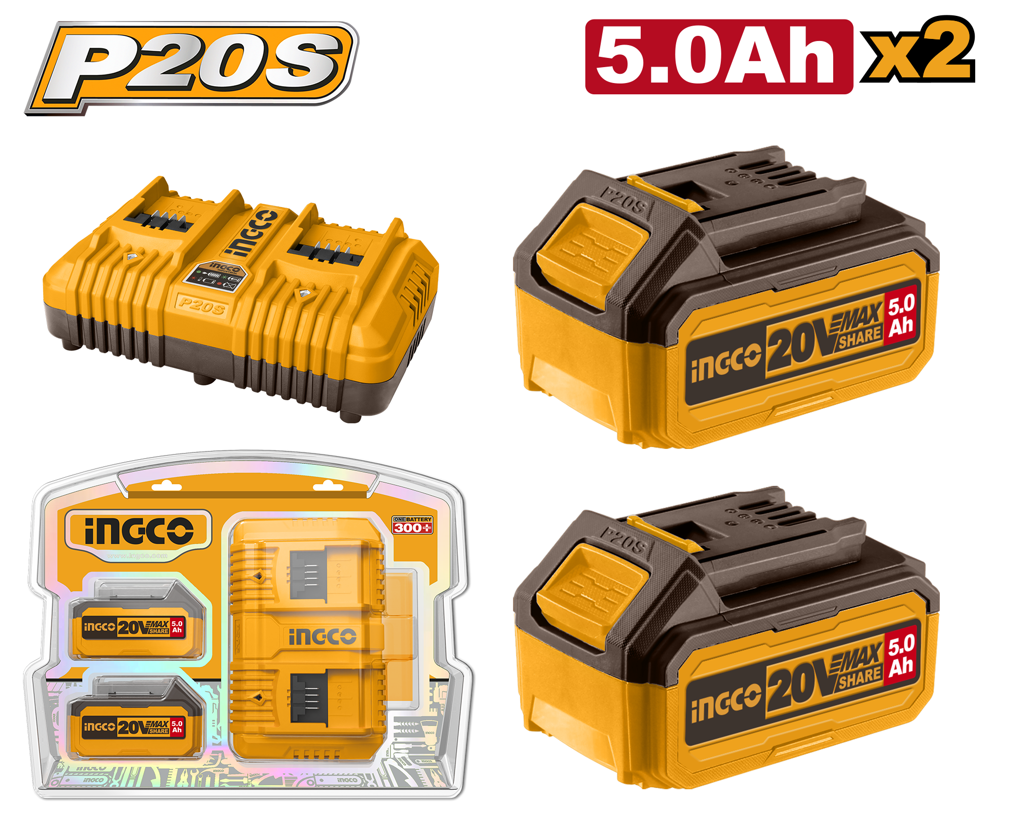 FBCPK2425 P20S Lithium-Ion battery and charger kit - Image 1