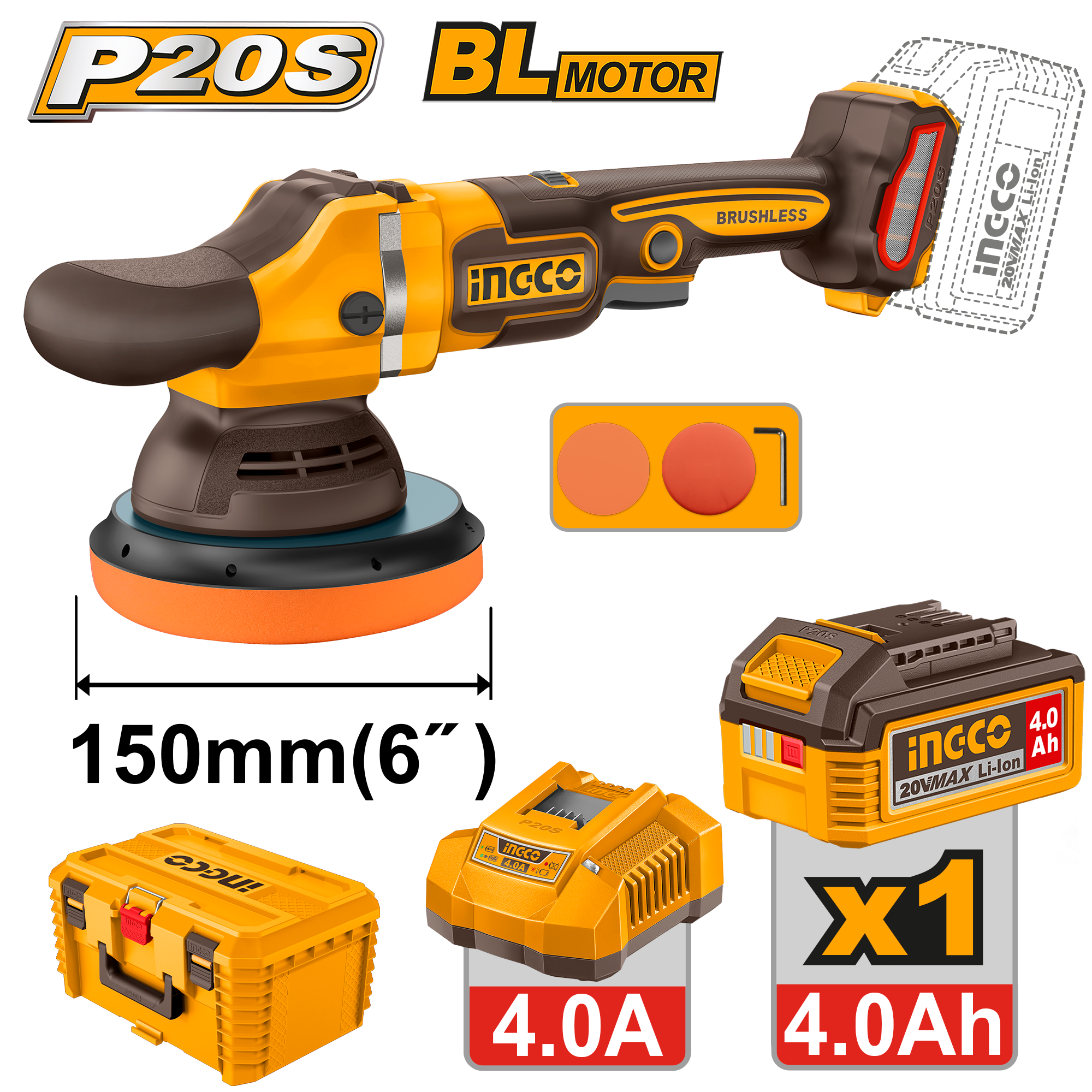 APLI20158 Cordless polisher APLI20158 - Image 1