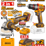 2 Pcs Cordless combo kit CKLI2025610