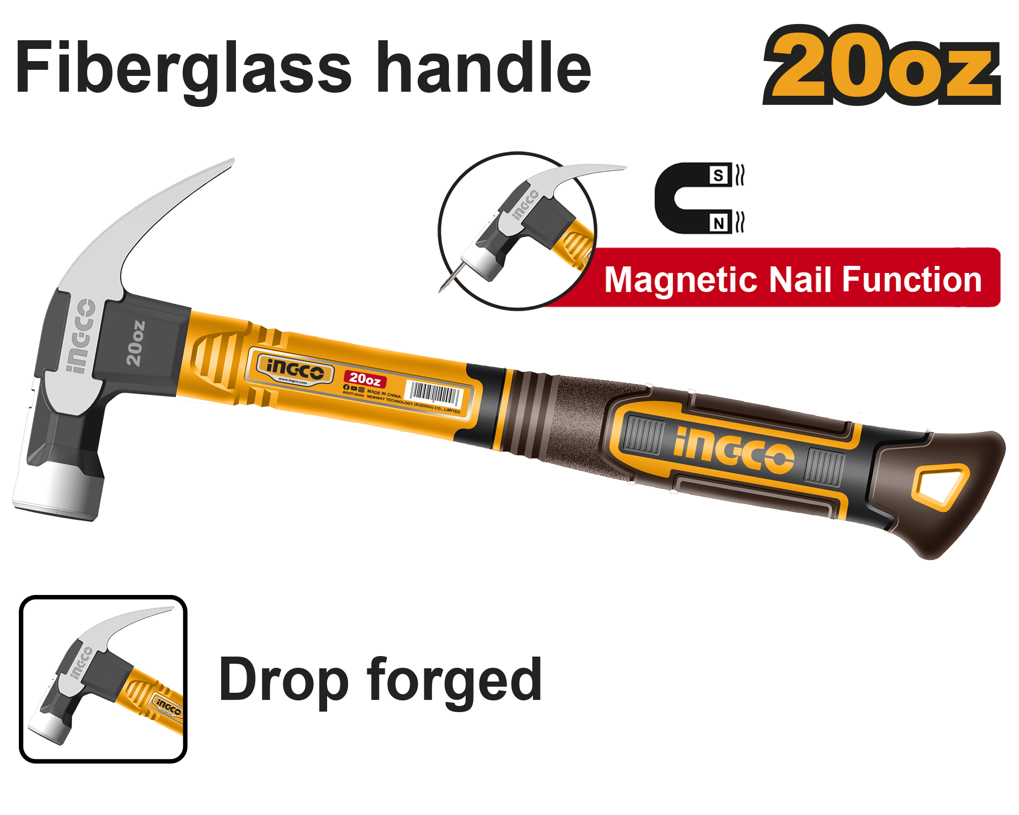 HCH81020 Claw hammer - HCH81020 - Image 1