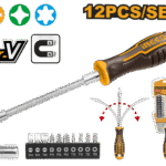 12 Pcs flexible shaft screwdriver set - AKSDFL1208