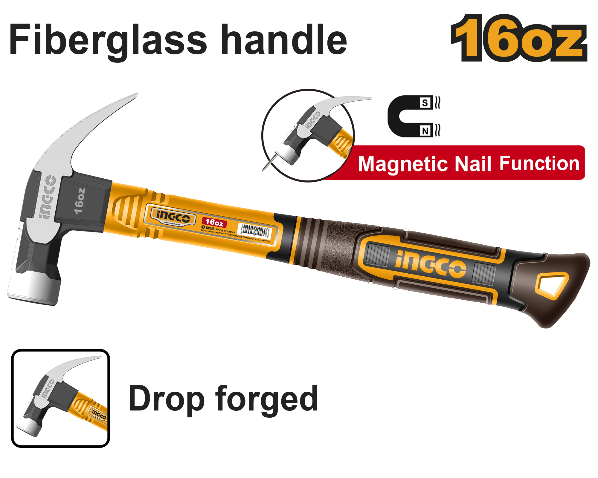 HCH81016 (1) Claw hammer - HCH81016 - Image 1