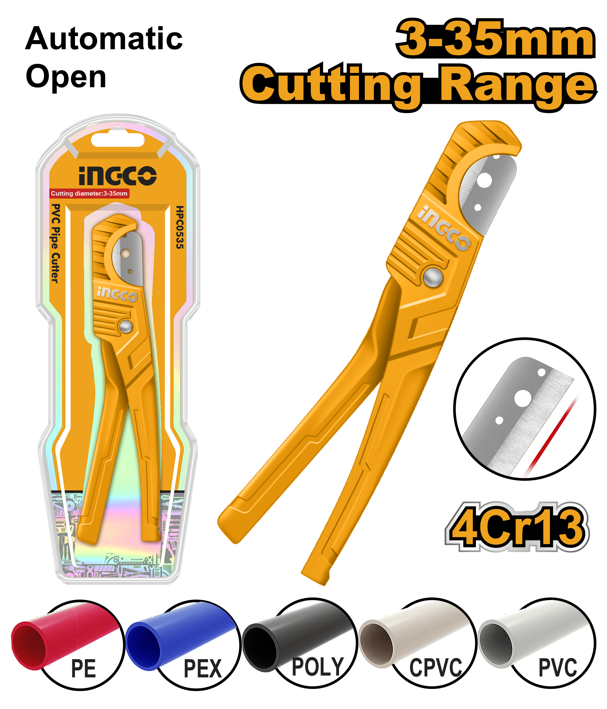 HPC0535 PVC pipe cutter - HPC0535 - Image 1