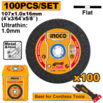 Abrasive metal cutting disc set - MCD10107100